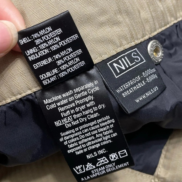 NILS Snowboarding Breathable Waterproof snow pants neutral stripe women’s 10 - Picture 5 of 12